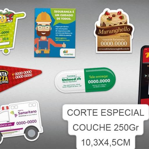 Imã de Geladeira Personalizado por Public Gráfica e Brindes