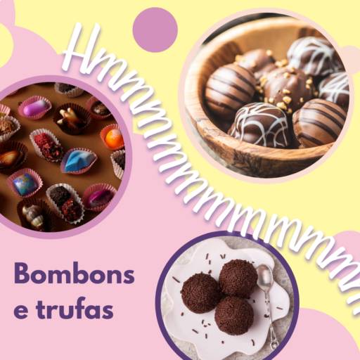 Bombons e trufas
