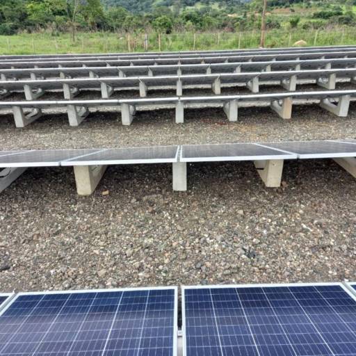 Estrutura de concreto para superfície plana