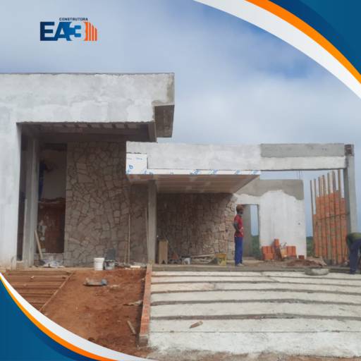 Construção Residencial em Jundiaí, SP por EA3 Arquitetura & Engenharia