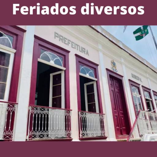 Feriados diversos  por Prefeitura Municipal de Leopoldina-MG