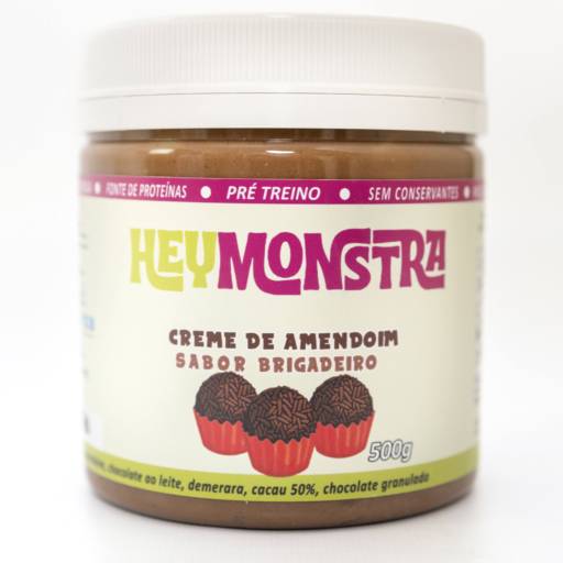 Comprar o produto de Creme de Amendoim sabor brigadeiro - Bauru em Pasta de Amendoim pela empresa Hey Monstra em Bauru, SP por Solutudo