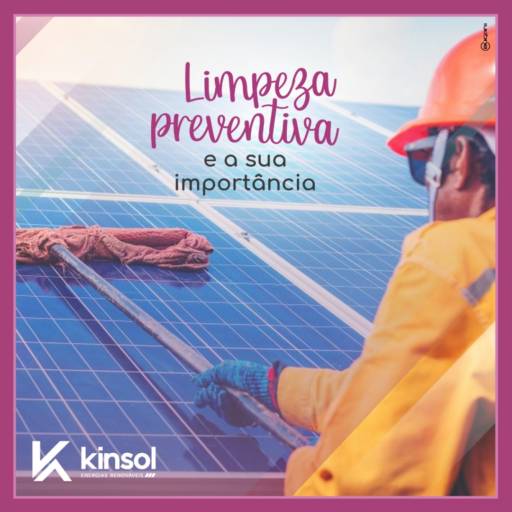 Limpeza de Placa Solar por Kinsol energias renováveis