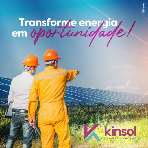 Energia solar fotovoltaica por Kinsol energias renováveis