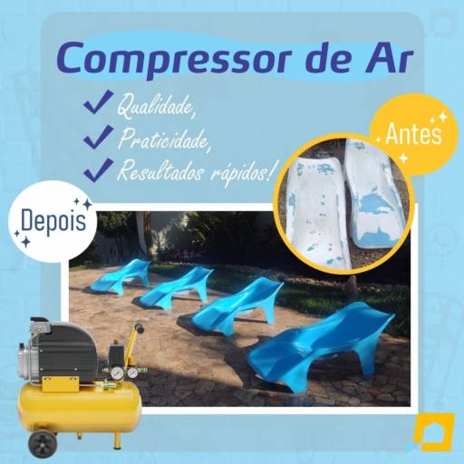 Comprar o produto de Compressor de Ar em Aluguel de Equipamentos pela empresa Casa do Construtor em São Manuel, SP por Solutudo