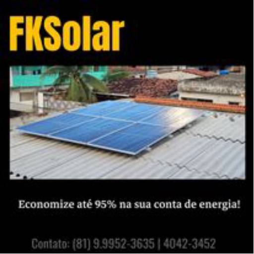 Comprar o produto de Energia solar para indústria em Energia Solar pela empresa FK Solar - Energia Solar em Jaboatão dos Guararapes, PE por Solutudo