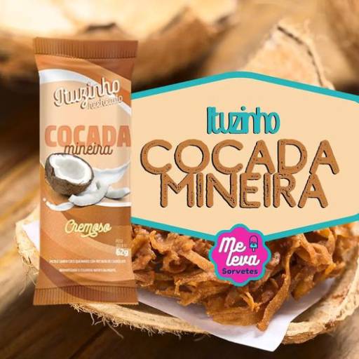 Ituzinho sabor Cocada Mineira - Bauru por Eskimó Sorvetes Bauru