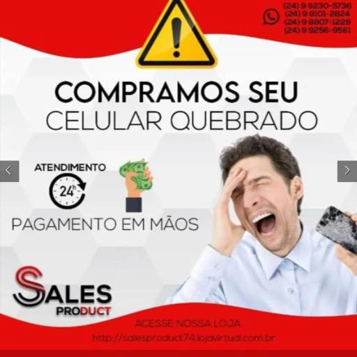 Compras de Aparelhos Danificados em Três Rios, RJ por Sales Product