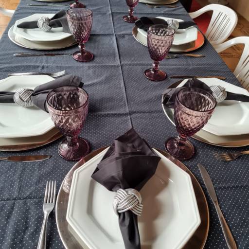 Mesa posta  em Bauru, SP por Elegance Festas