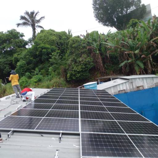 Instalação de Energia Solar na empresa Portal do Holanda por Nunes Service Energia Solar