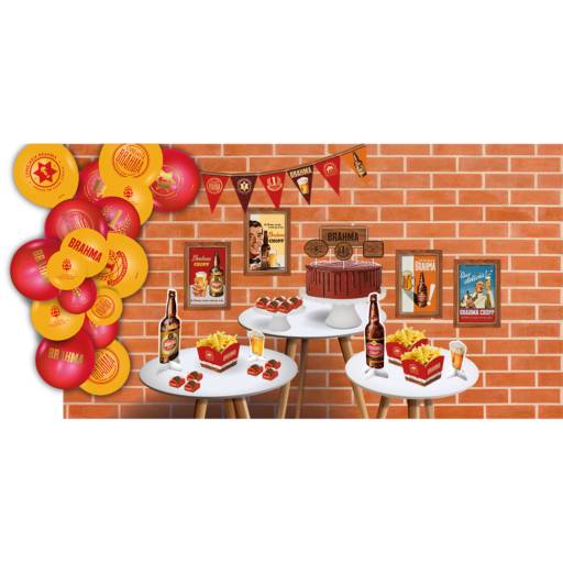 Festa Brahma Kit Só Um Bolinho por Renata Embalagens