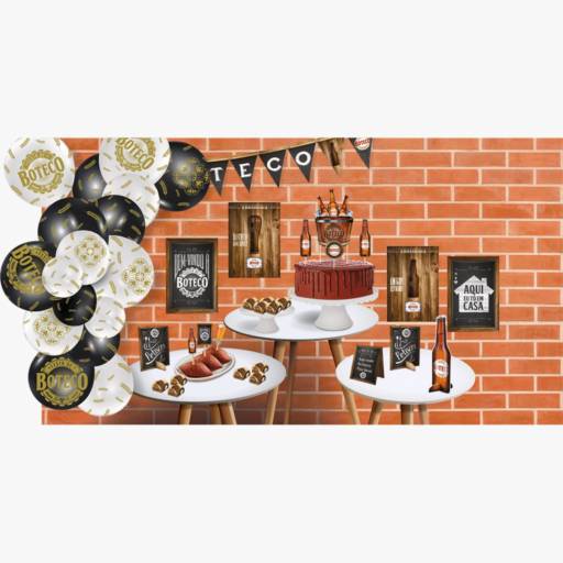 Kit Festa Só Um Bolinho Boteco por Renata Embalagens