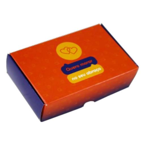 Comprar o produto de Caixa practice (06  doces) quero morar no seu abraço pct c/ 10  unidades  em Embalagem pela empresa Renata Embalagens em Bauru, SP por Solutudo