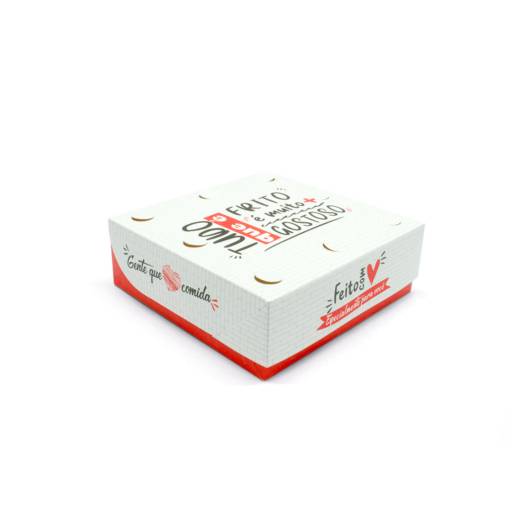 Caixa para frituras delivery pequena gourmet - 50 unidades  por Renata Embalagens