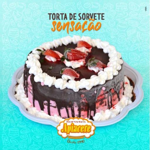 Tortas de Sorvete por Sabores da Vila 
