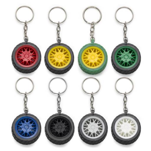 10123 Chaveiro Plástico Pneu em São José do Rio Preto, SP por Public Gráfica e Brindes