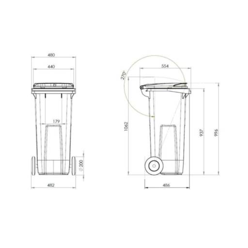 Contentor de Uso Diverso - Modelo C-120 - Bauru e Região em Bauru, SP por SoftPlas e Utilidades - Caixas Plásticas Bauru
