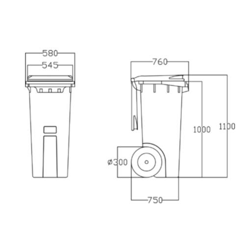 Contentor de Uso Diverso - Modelo C-240 Americano - Bauru e Região em Bauru, SP por SoftPlas e Utilidades - Caixas Plásticas Bauru