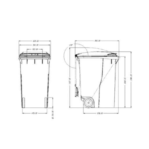 Contentor de Uso Diverso - Modelo C-360 - Bauru e Região em Bauru, SP por SoftPlas e Utilidades - Caixas Plásticas Bauru
