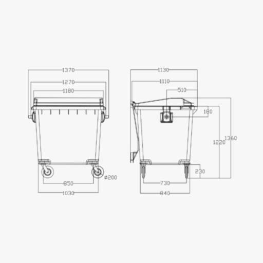 Contentor de Uso Diverso - Modelo C-1000 - Bauru e Região em Bauru, SP por SoftPlas e Utilidades - Caixas Plásticas Bauru