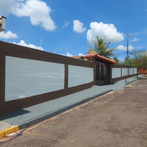 Serviço de Pintura realizado na Avenida Irmãs Cintra em São Manuel por Deca Pintor