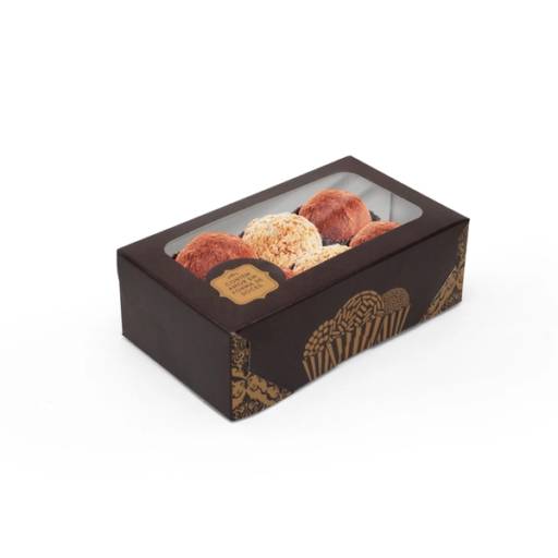 Caixa para bombom amarela pequena - 50 unidades por Renata Embalagens