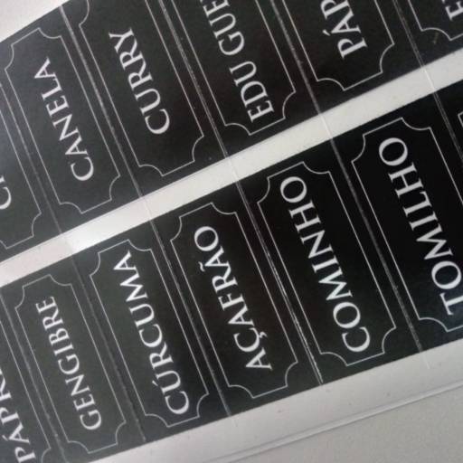 Adesivo para pote de Tempero - Bauru por Arte Perfil Representações Gráfica e Fotografias 
