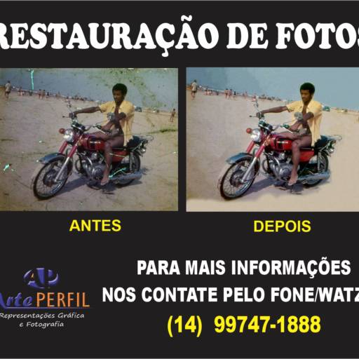 Restauração de Fotos em Bauru por Arte Perfil Representações Gráfica e Fotografias 