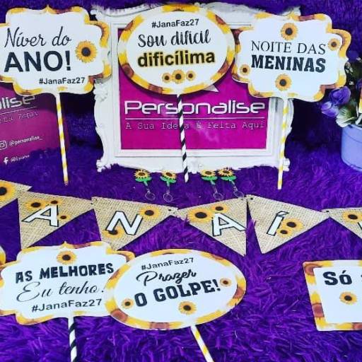 Plaquinhas topo de bolo