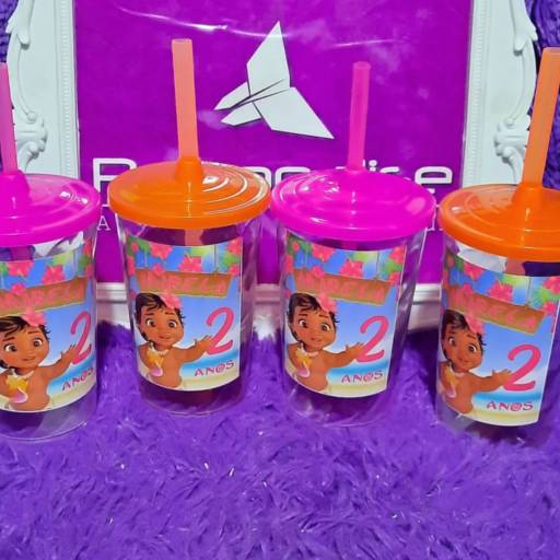 Copos twister com canudo por Personalise 