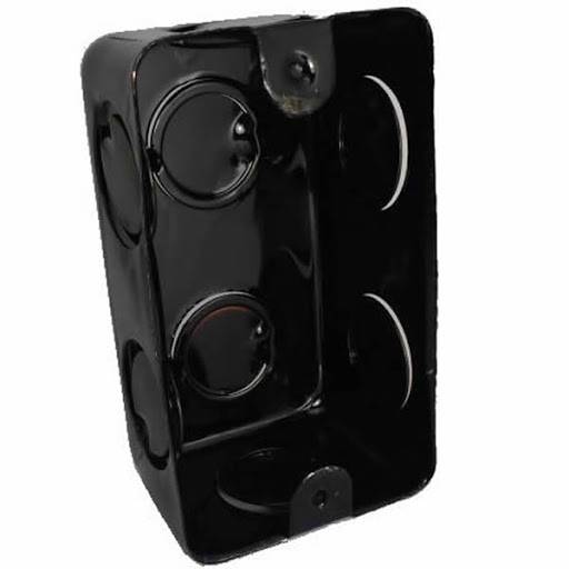 Caixa 2x4 de ferro por Enertel Materiais Elétricos