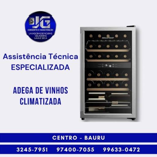 Empresa que conserta Adega de Vinhos Climatizada em Bauru e Região por JG Peças, Consertos e Manutenção de Geladeiras e Máquina de Lavar 