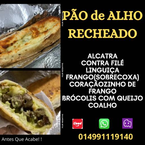 Combo Pão de Alho Recheado, Venha Experimentar  Essa Delicia!  em Botucatu, SP por Dopamina Pão de Alho Recheado