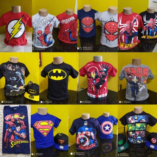 Camisa Infantil Personagens - Bauru por May Yamamoto Moda's