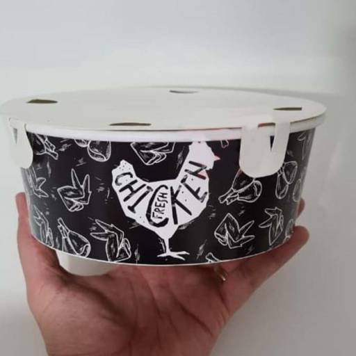 Balde de frango frito - 1,5 litro por Renata Embalagens