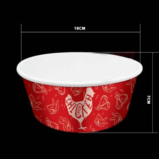 Balde de frango frito - 1,5 litro por Renata Embalagens