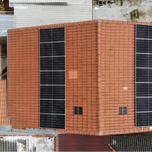 Sistema fotovoltaico para Residências por SFX Solar - Ariadne Andrade