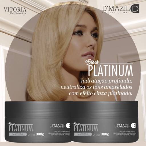 Kit Completo para Cabelo Platinado por Vitoria Hair Cosméticos 