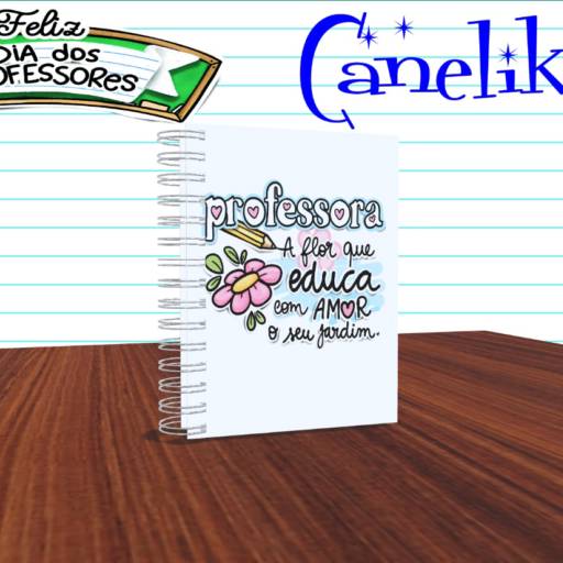 Agendas Personalizadas - Dia dos Professores por Canelika's Canecas Personalizadas