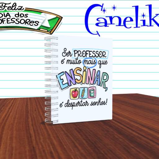 Agendas Personalizadas - Dia dos Professores por Canelika's Canecas Personalizadas