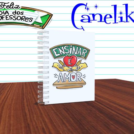 Agendas Personalizadas - Dia dos Professores por Canelika's Canecas Personalizadas