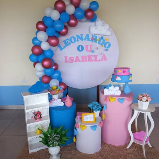 Decoração Chá Revelação - Bauru  por Rosana Marcelino Decorações