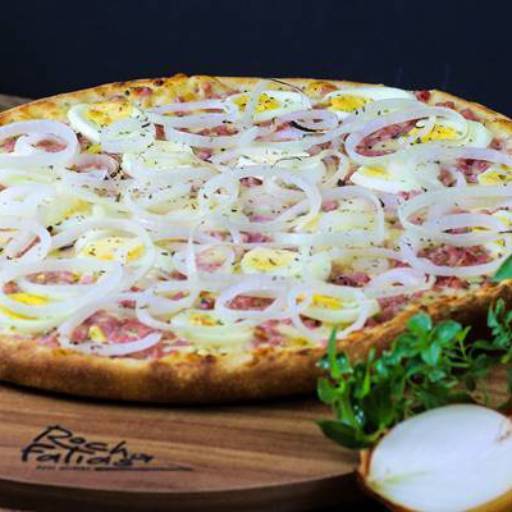 Comprar o produto de Pizza Portuguesa em Pizzas pela empresa Rocha Farias Burguer e Pizzaria em Mineiros, GO por Solutudo