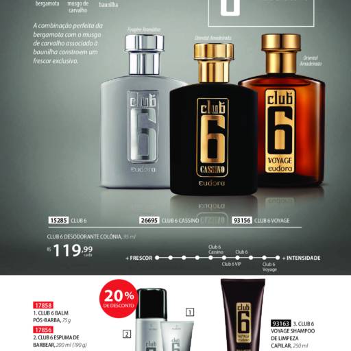 Promoção Balm e Espuma de Barbear Eudora Club 6