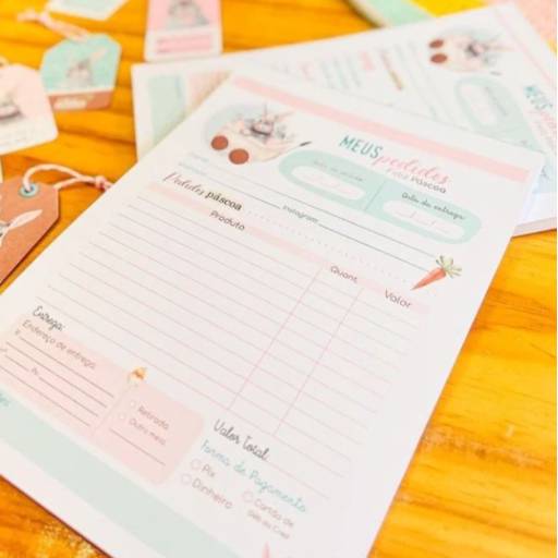 Papelaria para a Páscoa em Bauru por Ca Design - Identidade Visual e Logotipos