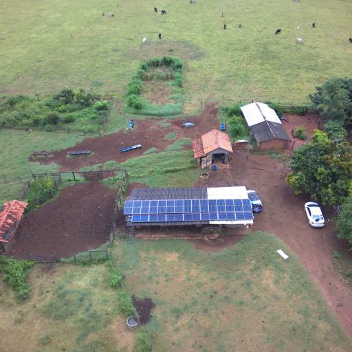 Mais uma obra concluída com sucesso: Instalação de Energia Solar em Zona Rural, localizada em Goiânia por New Solar - Empresa de Energia Solar em Goiânia