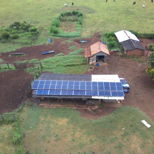 Mais uma obra concluída com sucesso: Instalação de Energia Solar em Zona Rural, localizada em Goiânia por New Solar - Empresa de Energia Solar em Goiânia