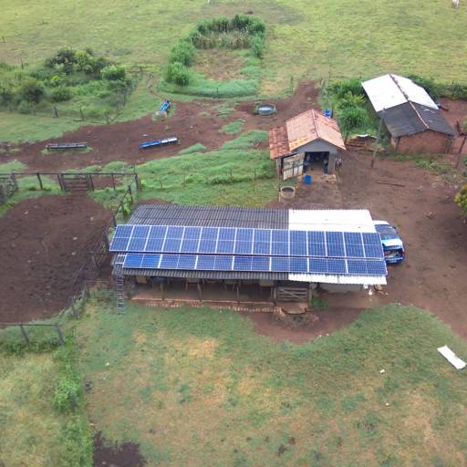 Mais uma obra concluída com sucesso: Instalação de Energia Solar em Zona Rural, localizada em Goiânia por New Solar - Empresa de Energia Solar em Goiânia
