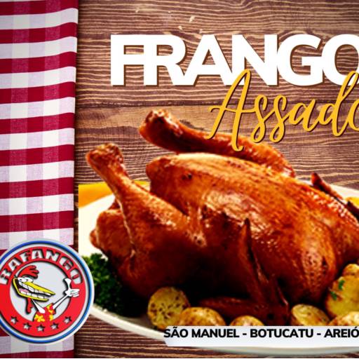 Comprar o produto de Frango assado em Restaurantes Brasileiros pela empresa Rafango Frangaria e Rotisserie em São Manuel, SP por Solutudo