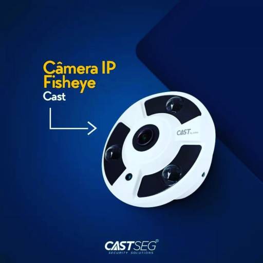 Comprar o produto de A Câmera IP Fisheye em Câmeras de Segurança pela empresa CASTSEG - Security Solutions em Caraguatatuba, SP por Solutudo
